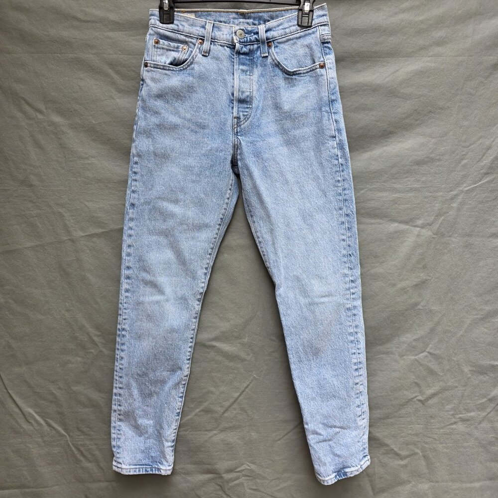 Levi Strauss 501 CW-3419 W25 L28 Jeans Pants Light Wash